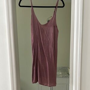 Elegant Mauve Slip Dress